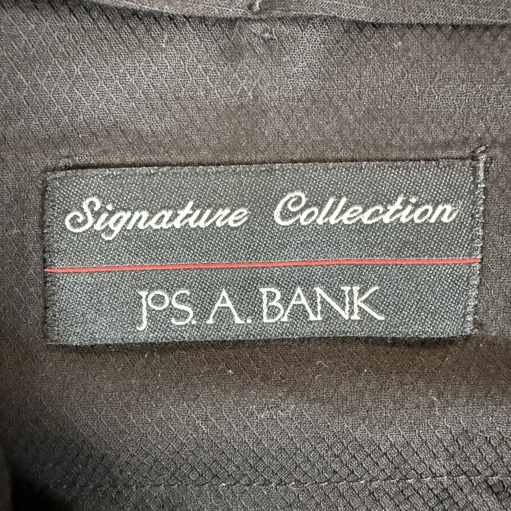 Jos. A. Bank Dress Pants 38x34 Pleated Signature Collection Olive Green 0384